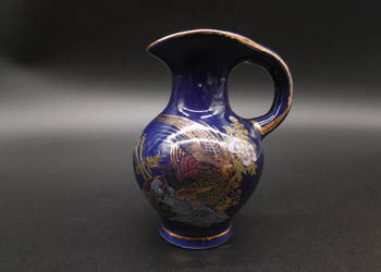 Porcelanowy wazon/wazonik kobaltowy
