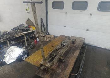 Polski podnośnik hydrauliczny wózkowy warsztatowy 16ton żaba