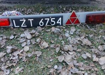 Belka oświetleniowa tył przyczepy naczepy lawety
