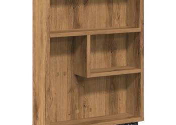 vidaXL Wąski wózek pomocniczy, dąb artisian, 48x13x68 cm(SKU:855231)