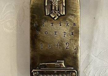 Niemiecki stalowy przybornik „Afrika Korps 1942” – II wojna światowa