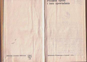 (5131) POCZĄTEK EPOSU I INNE OPOWIADANIA – JERZY PUTRAMENT