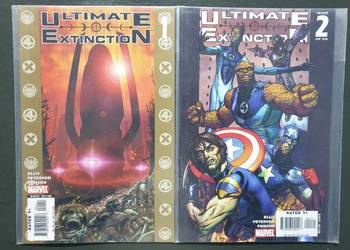 Ultimate War & Ultimate Extinction - 4 komiksy Marvel USA