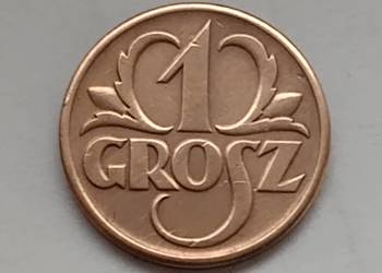 Moneta II RP 1 grosz 1938