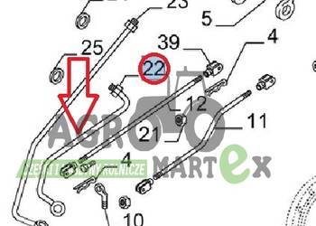 5097419, 5095103 RURKA HYDRAULICZNA CNH