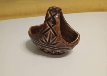 Koszyczek ceramiczny PRL