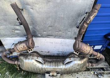 Wydech końcowy katalizatory sondy końcówka Porsche Boxster 986
