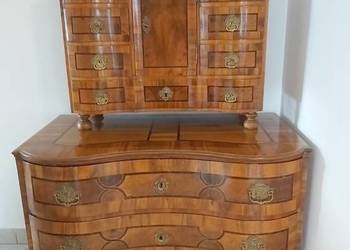 Komoda barokowa z nadstawką.