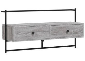 Szafka pod telewizor ścienna szary dąb sonoma 1005x30x51 cm WM-833461