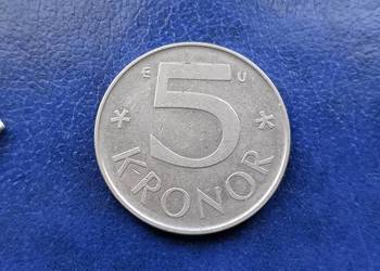 Stare monety 5 koron 1983 Szwecja