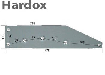 Płoza krótka HARDOX 8101/L części do pługa FENET