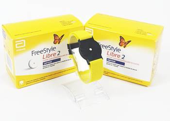 Opaska ochronna na sensor FreeStyle Libre 2 - Żółta