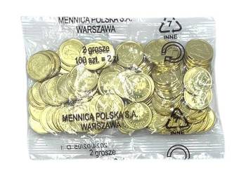 2 grosze gr 2024 MW - Kolekcjonerski woreczek menniczy