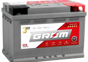 Akumulator 70Ah 740A GROM EFB START&STOP