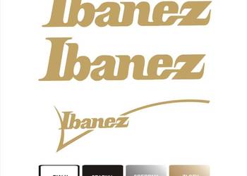 Ibanez CUSTOM naklejki na gitarę  - Producent Naklejek