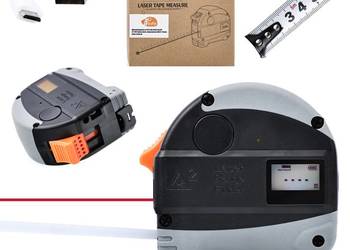Dalmierz Laserowy Cyfrowy 40M | Dokładność 0,001 m