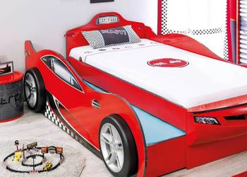 Łóżko w kształcie samochodu z szufladą