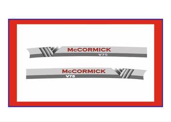Naklejki McCormick V75 Ciągnik Traktor Nalepki Mocne