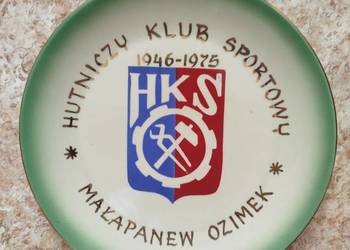 Talerz okolicznościowy z PRL Ozimek Hutniczy Klub Sportowy, 1975 rok