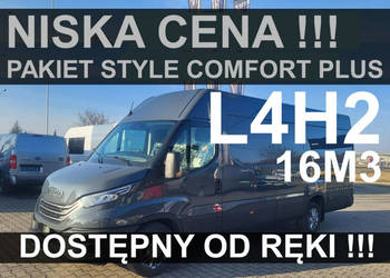 Iveco Daily 35S18 H L4H2 16M3 Pakiet StyleComfort PlusKamera Akt.Tempo 194…