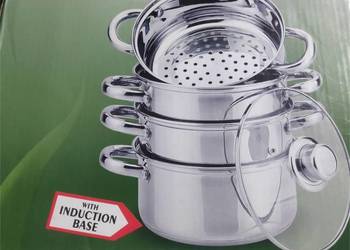 garnek na parę parowar stalowy 5el