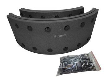 Okładziny hamulcowe Fortschritt ZT - oś przednia kpl na ość