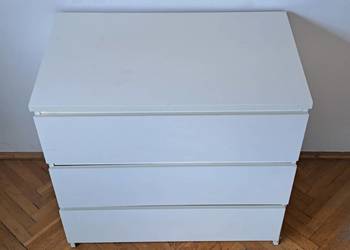 Komoda Malm Ikea 3 szuflady biała