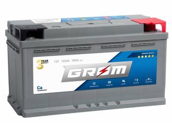 Akumulator GROM Premium 100Ah 900A HALLERA 4