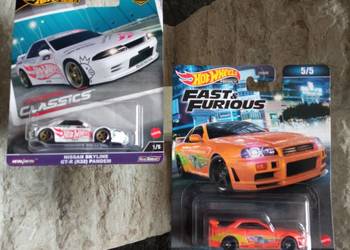 Hot Wheels Premium cena/2 szt,Nissan Skyline Pandem,Skyline GT-R BDB stan