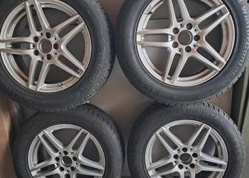Koła ATS Mercedes alufelgi 5x112 215/60R17 opony zimowe Continental