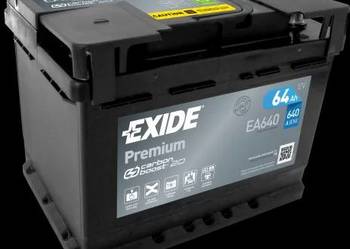 Akumulator 64Ah 640A Exide Premium  EA640 EN PRAWY PLUS