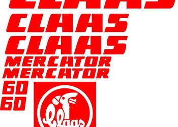 Naklejki Claas Mercator 60 zamienniki
