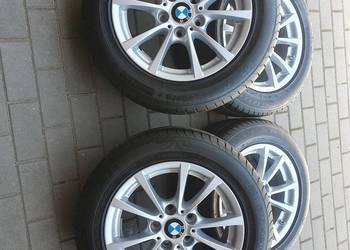 BMW felgi z oponami lato 205/60/16 stan idealny 5x120