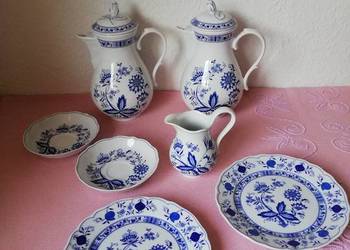 Wzór cebulowy porcelana na części dzbanek