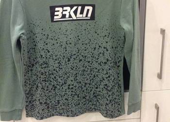 Bluza z Kapturem Chłopięca H&M na 12-14 lat 158/164 Zielona jak Nowa