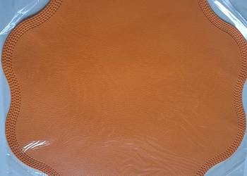 Podkładki na stół do jadalni kuchni salonu eko skóra 6 sztuk