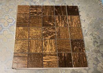 gres mozaika 30x30 stare drewno kostki 4,8x4,8