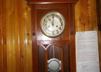 Zegar Ścienny Wahadłowy Antyk Gustav Becker,mechanizm super