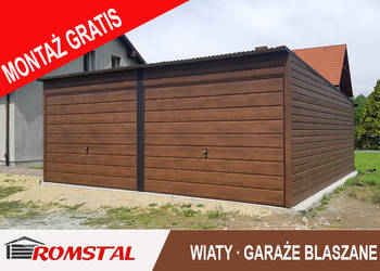 Garaż Blaszany Jednospadowy 6x6m -Garaże Blaszane - Romstal - A5v8