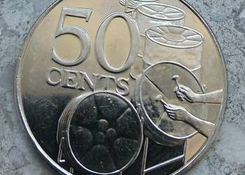 TRINIDAD AND TOBAGO--50 CENTS-2003 r-BĘBNY-ŁADNA