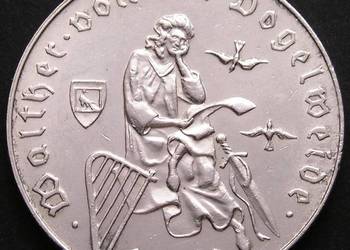 Austria 2 schilling 1930 - VOGELWEIDE - srebro