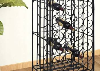 Metalowy stojak na 35 butelek wina