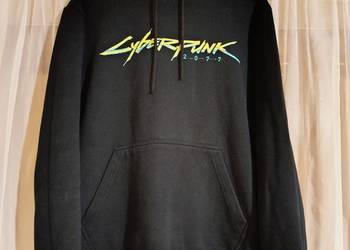 Bluza Męska z Kapturem Dresowa Hoodie Bawełna Cyberpunk 2077 Cropp M