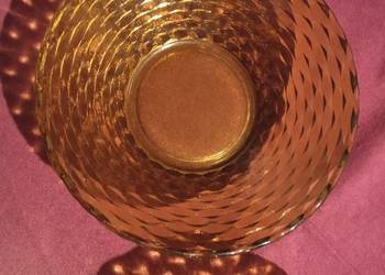 Dwie miodowe salaterki Prądniczanka - PRL. Dwie miodowe salaterki Prądniczanka - PRL.