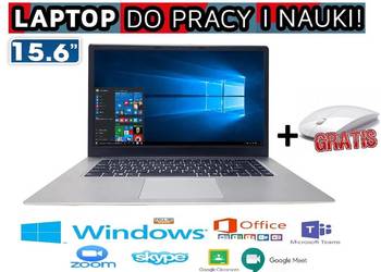 NOWY LAPTOP 15,6 cala 256SSD 8 GB RAM INTEL Office biuro