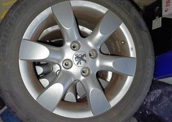 Felgi aluminiowe Peugeot 307, 16 cali z oponami