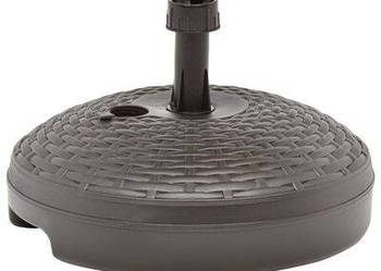 vidaXL Podstawa pod parasol, 20 L, brązowa, rattan z tworzywa(sku48770)
