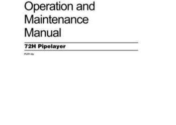 Cat CATETPILLAR 72H dźwig instrukcja obsługi manual wysył0ka
