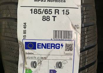 8x Opona Zimowa Matador MP93 Nordicca 185/65/15 2023r