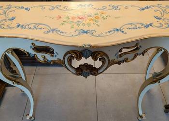 Bardzo piękna włoska konsola ecru-sklep Dąbrowa Górnicza